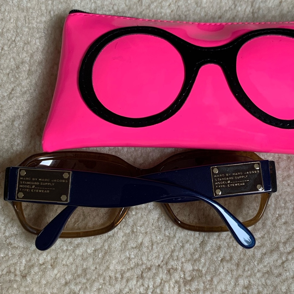 Marc by Marc Jacobs Brown & Blue Sunglasses